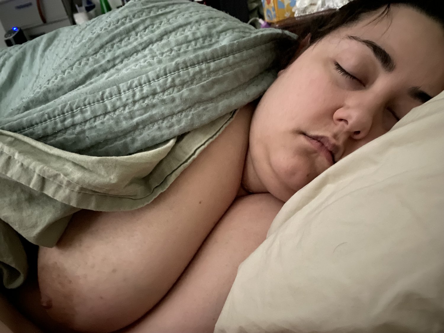 Busty Sleeping BBW Webslut Caitlin B #JwLervSH