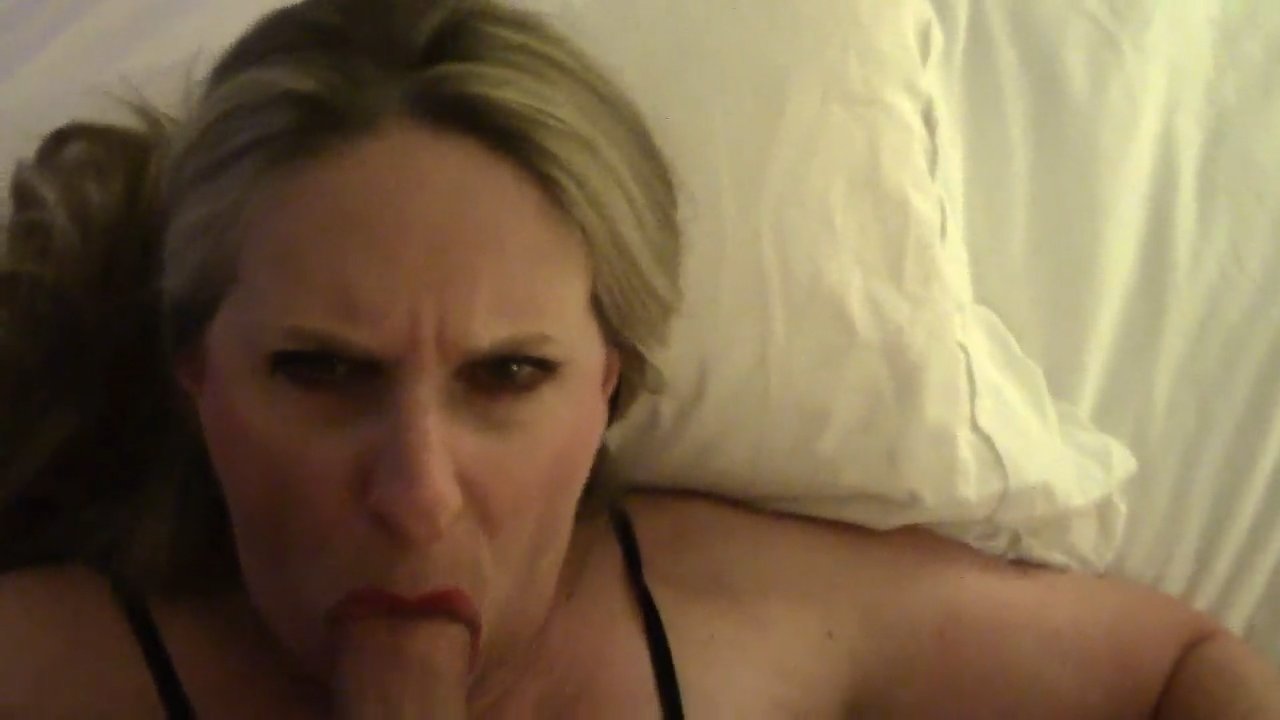 Mature Cumslut Beth was born to suck cock & gets face fucked before sucking his balls like a whore! #tkzyYydU